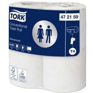 Papier toilette double épaisseur Tork Advanced T4  - 472159 - 48 rouleaux