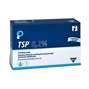 tsp 0,2% soluzione oftalmica umettante lubrificante 30 flaconcini monodose 0,5 ml