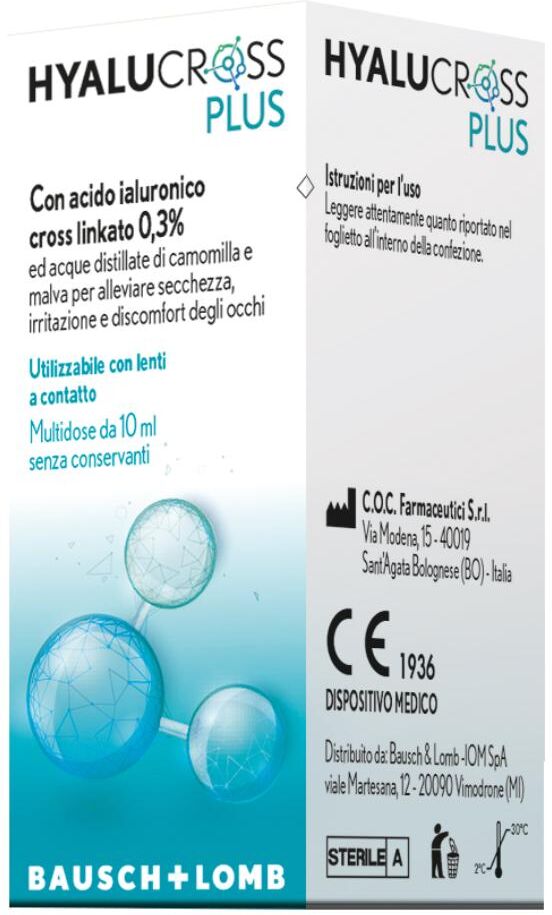 Bausch & Lomb Hyalucross Plus 10ml Mdu