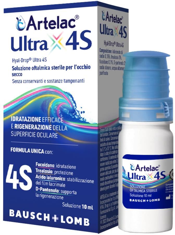 Bausch & Lomb Artelac Ultra 4s 10 Ml - Gocce Oculari Idratanti