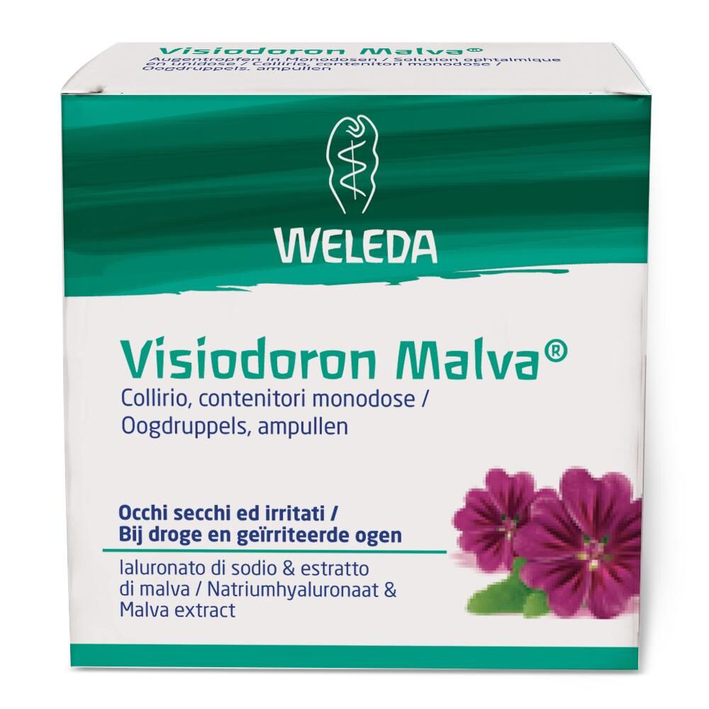 Weleda Italia Gocce Oculari Visiodoron Malva 20 Monodose Da 0,4 Ml