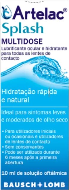 Artelac Splash Colírio 10ml