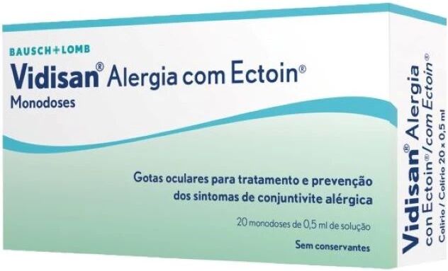 Vidisan Alergia com Ectoin Monodoses 20x0,5ml