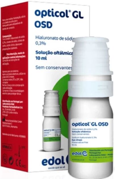 Edol Opticol GL OSD Solução Oftálmica 10ml