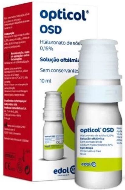 Edol Opticol OSD Solução Oftálmica 10ml