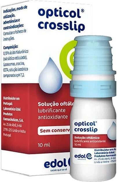 Edol Opticol Crosslip Solução Oftálmica 10ml