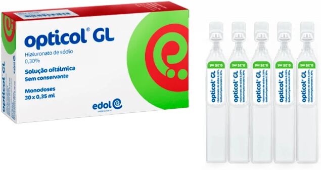 Edol Opticol GL Solução Oftálmica Unidoses 30x0,35ml