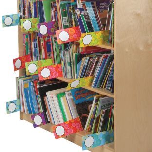 Classroom Library Customizable Book Dividers  26 dividers by Really Good Stuff LLC