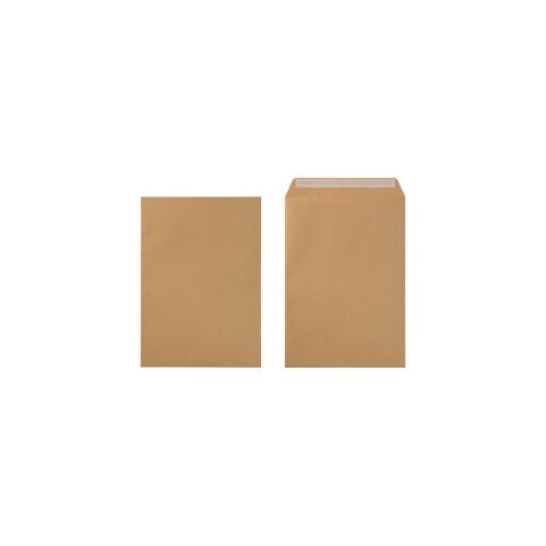 Viking C4 Kleefstrip Envelop Bruin 229 (B) x 324 (H) mm Zonder Venster 120 g/m² 250 Stuks - Bruin