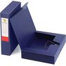 DONGLI 2 Pack Box Files A4, Plastic Box File met Document Clip,65mm Rug,Document Box Folders voor Office School -Blauw