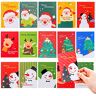 Osuter Notebook Small Pocket,20PCS Mini Notebook Christmas Cute Cartoon Notitieblokken voor Child Study Record Card