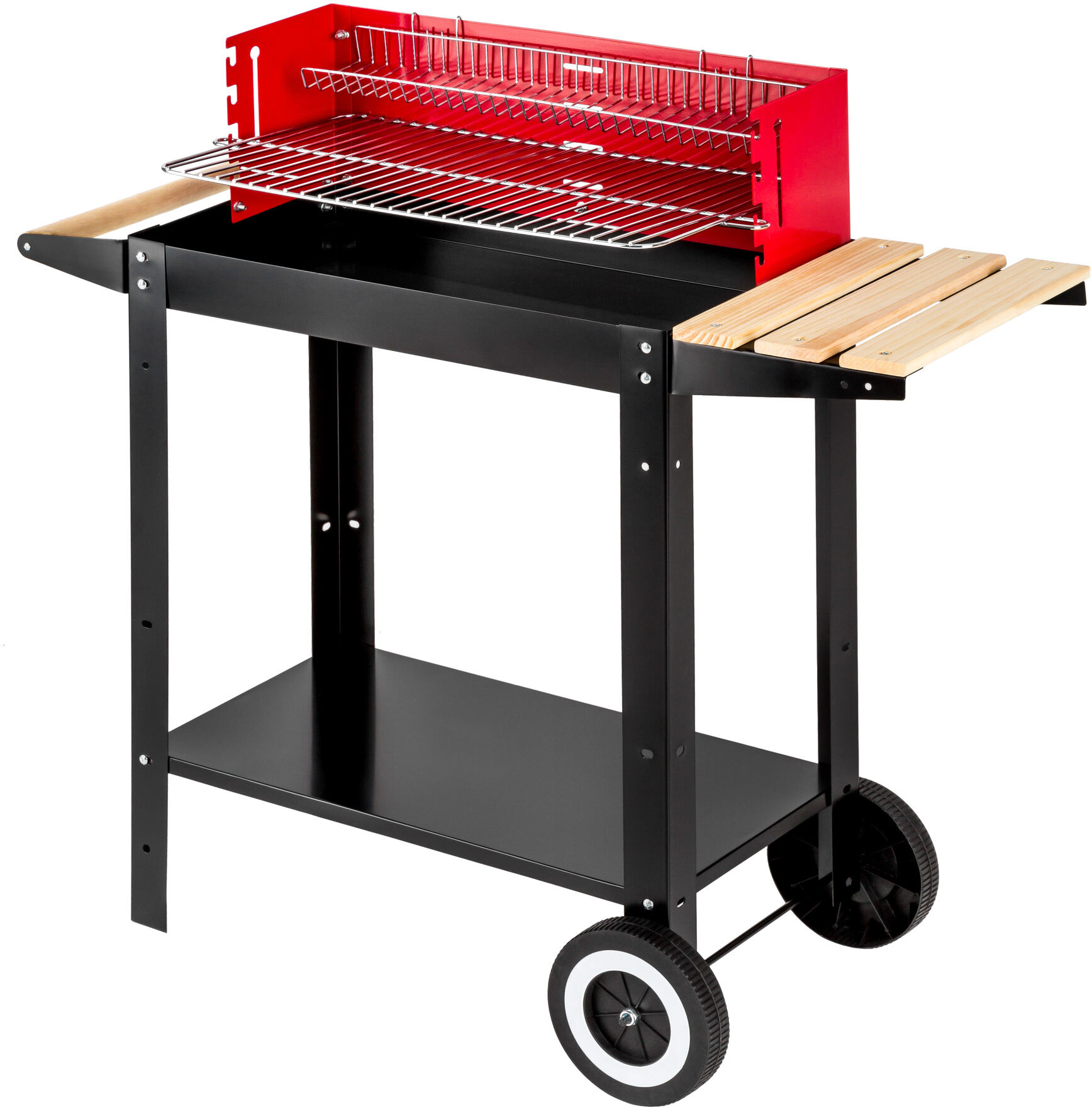 tectake BBQ-Grill - schwarz/rot