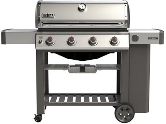 Auf Lager WEBER GRILL Genesis® II S-410 GBS – Gasgrill Edelstahl 77924084126 silber EG