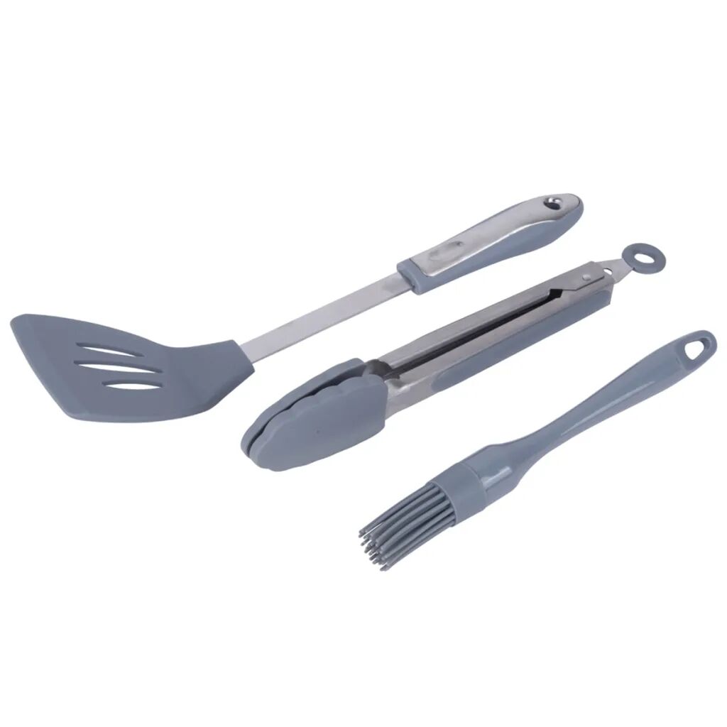 Camp Gear Outils de barbecue 3 pièces Silicone