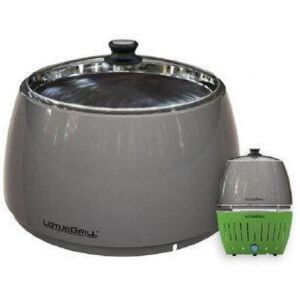 LotusGrill Grillabdeckhaube Grau