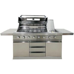 Buschbeck Gasgrill »Bristol, 214 x 60 x 119 cm« silberfarben