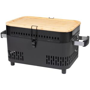 Krafter Holzkohlegrill »Tischgrill«, Holzart: Bambus (China) Schwarz Größe