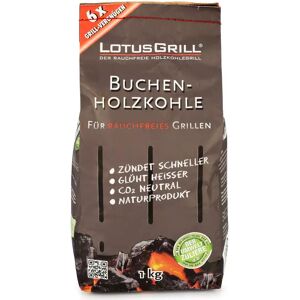 Lotusgrill - Holzkohle, 1 Kg, Black