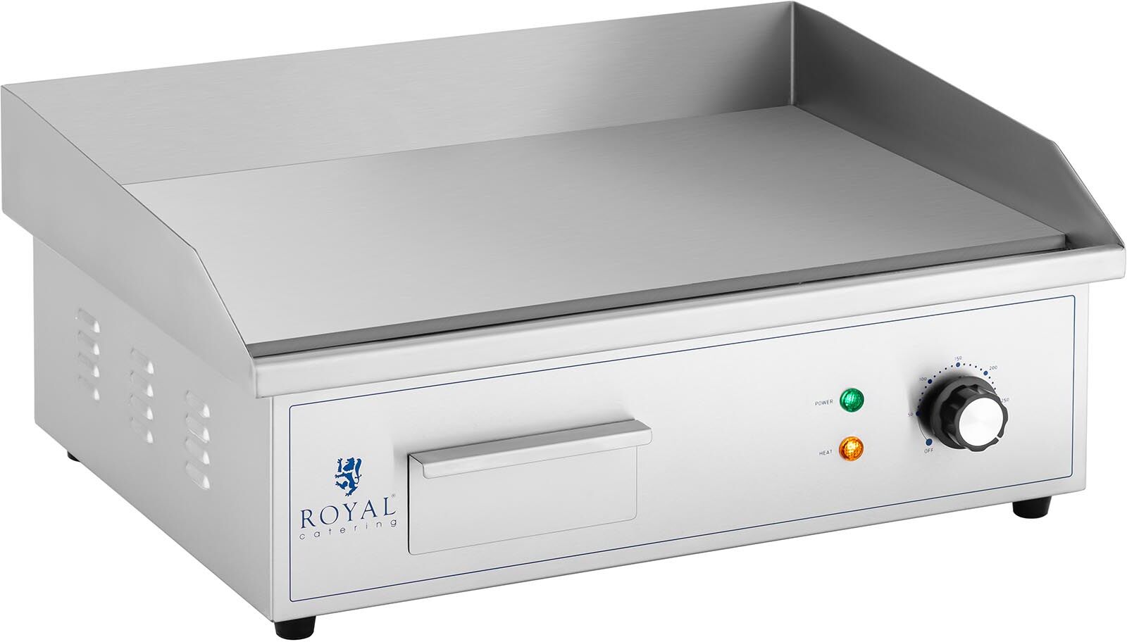 Royal Catering Elektrická grilovací deska - 530 x 350 mm - Royal Catering - Flat - 3 000 W RCPG42-S