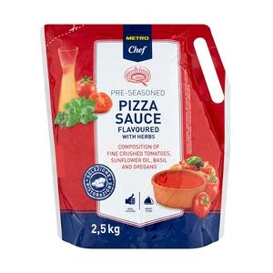 Metro Chef Pizza Sauce Mit Kräutern (2,5 kg)