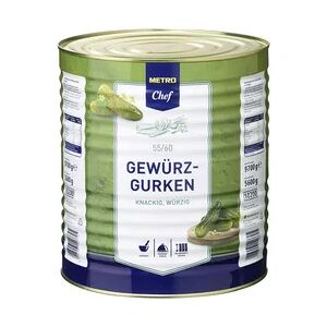 Metro Chef Gewürzgurken Knackig & Würzig 55/60 (5.6kg)