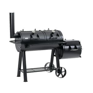 Tepro Massiv Smoker Indianapolis,  Edelstahl, 184 x 153 x 88 cm, schwarz