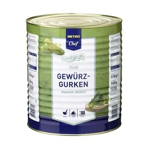 Metro Chef Gewürzgurken Knackig & Würzig 55/60 (5.6kg)