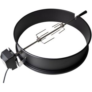 CHEFGASTRO - DIE BBQ-EXPERTEN Chefgastro-die Bbq-experten - chefgastro bbq Premium Grillspieß Drehspieß Set für Kugelgrill, ø 57 cm, Schwarz