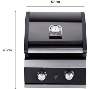 Grandhall Living Style - Grandhall Gasgrill ClassicG2 Einbau Grill Gas Garten Gartenkamin Kamin 8,5 kW