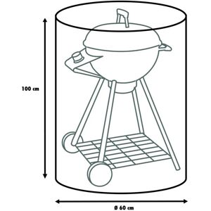 Schutzhülle Universal ß60x100 cm für Kugelgrills und Water Smoker - Primaster