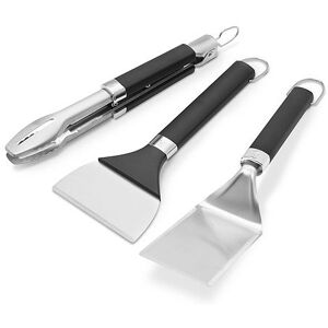 Weber Plancha Zubehör-Set Soft-Touch-Griff Edelstahl 3tlg.