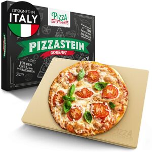 Pizza Divertimento - Das Original - Pizzastein Für Backofen & Gasgrill – - Geoffnete Verpackung