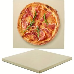 1pc, Durable Cordierite Pizza Stone For Oven Baking And Bbq Grilling - Square 12'' Cooking Stone For Perfect Pizza And Baked Goods - Kitchen Gadgets And Accessories For Home Cooking