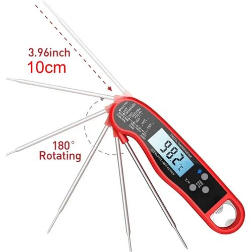 Tourtecs Fleischthermometer digital Tourtecs FT25 Grillthermometer für Braten Grill BBQ DPL1