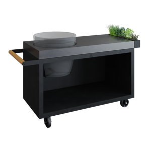 OFYR Kamado Table Black 135 PRO Concrete TB