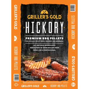 Grillers Gold Griller's Gold Hickory Træpiller - 9 kg