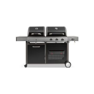 Anton Oliver EX-Double Gas/Charcoal Grill, Black