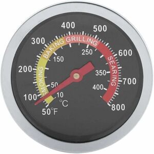 BBQ termometer, 7 cm skive 50.800℉ professionelt rustfrit stål Th