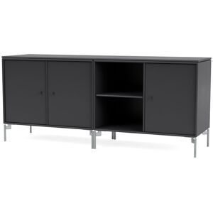 Montana Selection Save Skænk med ben 139,2x46,8x38 cm - 04 Anthracite / Chrome