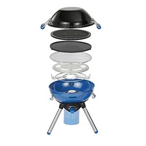 Campingaz Party Grill 400 CV for Use with a Valve Gas Cartridge CV300+ or CV470+ (Piezo ignition), blue