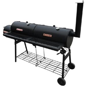 vidaXL røgegrill Nevada XL sort