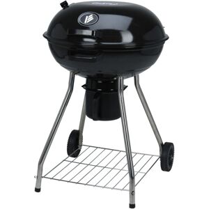 ProGarden kulgrill med hjul 56 cm sort