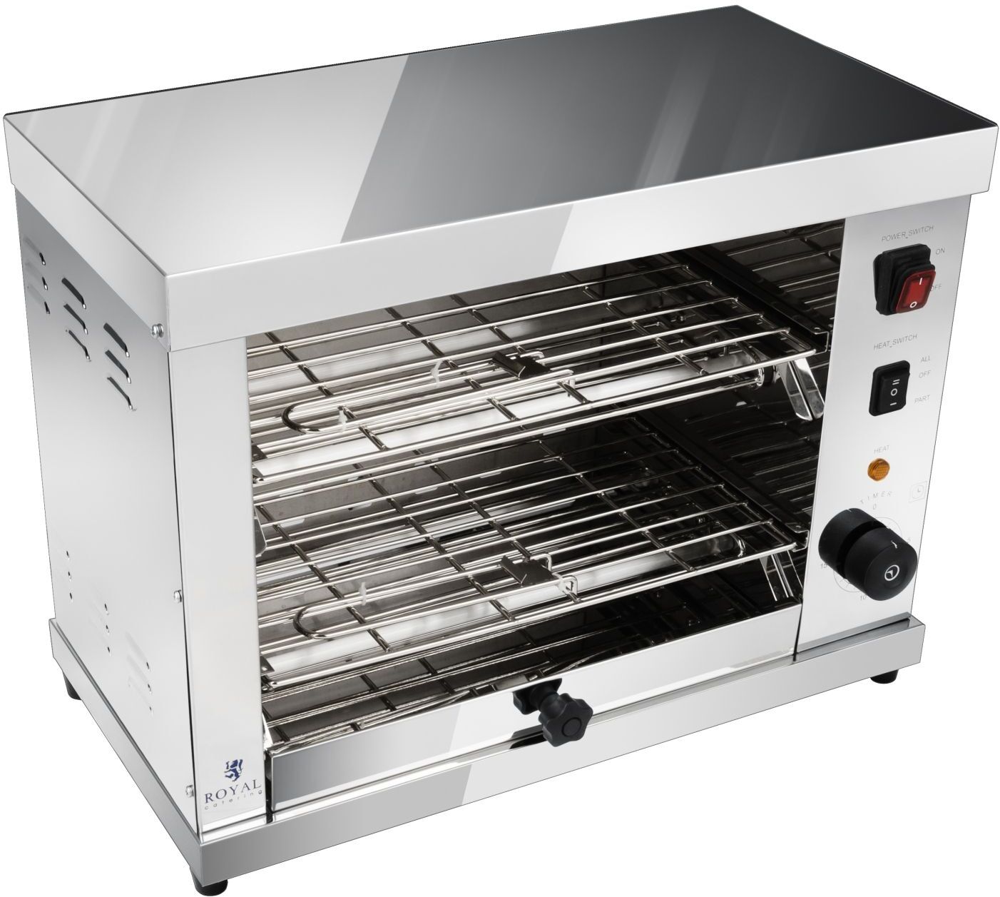 Royal Catering Salamandergrill - 3.250 watt - kvartsrør