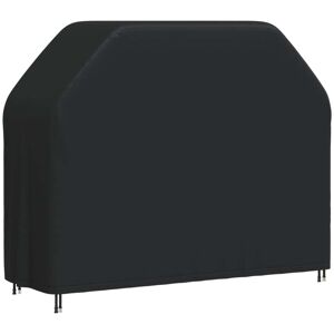 vidaXL Cubierta para barbacoa Oxford 420D negro 162x61x122 cm