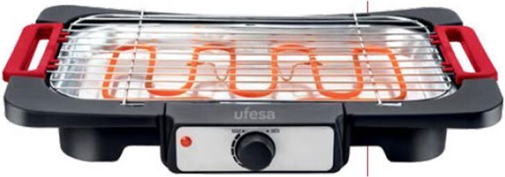 Ufesa 72704937 barbacoa bb6020 2000w 41 5x24 5 cm