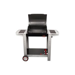 SOMAGIC Barbecue à charbon Indiana + Kit tournebroche + Gant + Malette 8 accessoires - Publicité
