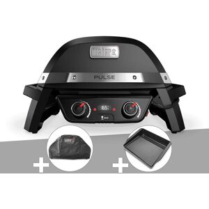 Barbecue electrique Weber Pulse 2000 + Housse + Plancha