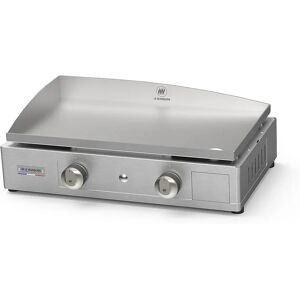 La Plancha Inox 260 gaz avec housse de protection couvercle LE MARQUIER