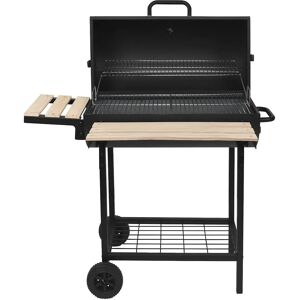 Barbecue à charbon 76x33.5cm avec chariot - smoker one xl