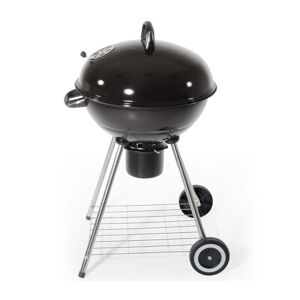 Caesaroo - Barbecue à charbon de bois en acier avec chariot et couvercle Acier - Publicité